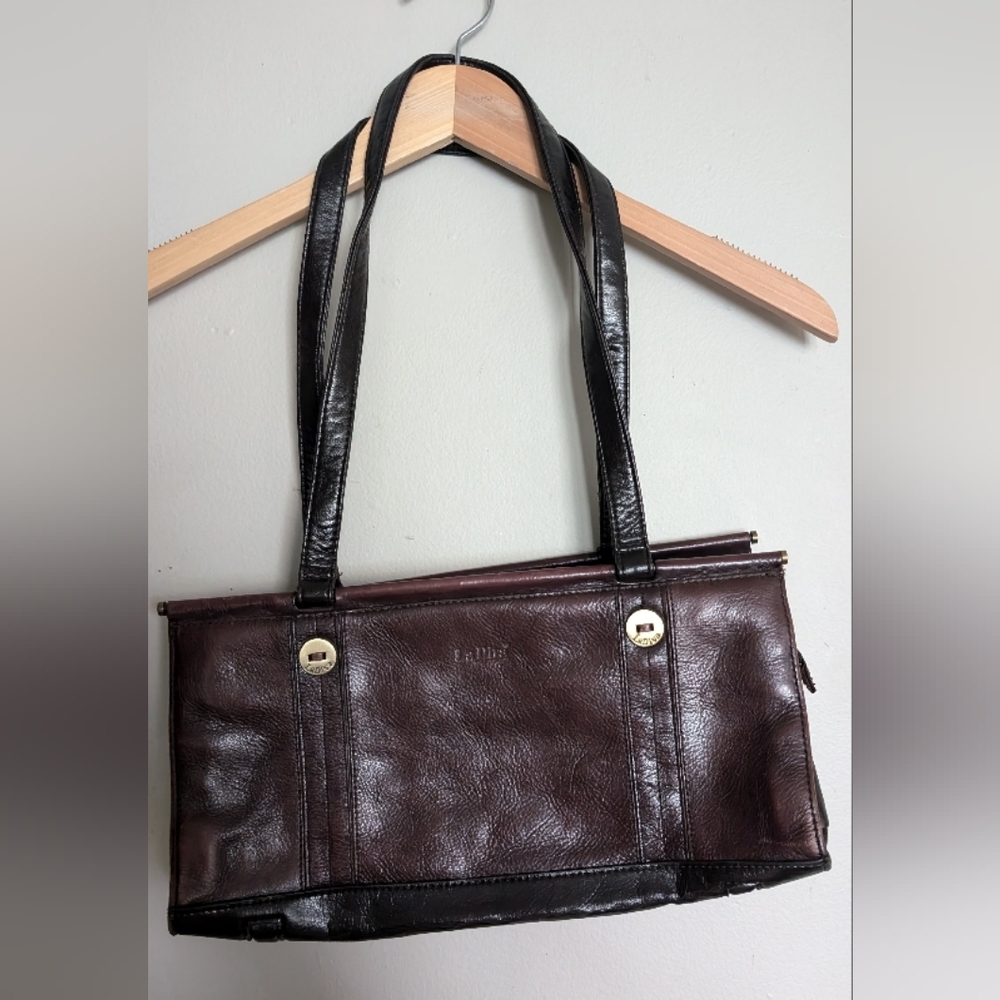 Etienne Aigner Brown Leather Shoulder Bag
